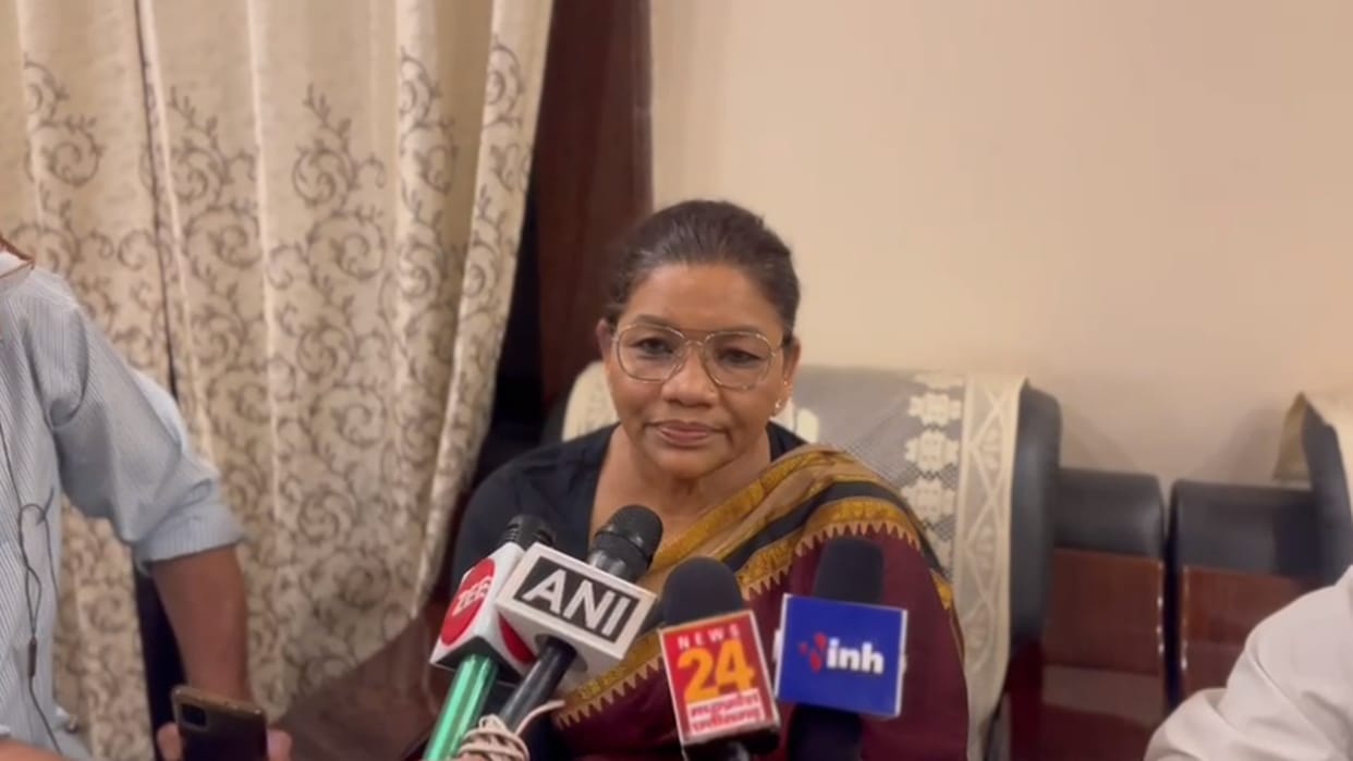 Union Minister Renuka Singh targeted Bhupesh govt for ED's action In Bilaspur
