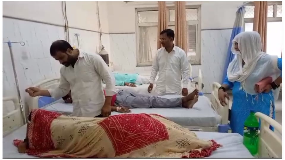 Health of five family members deteriorated due to food poisoning in Bharatpur
