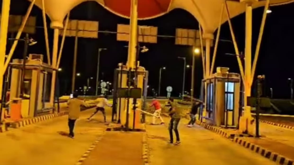 Maharashtra MNS workers ransack Nashik toll plaza after Raj Thackeray son stopped Fastag news and updates