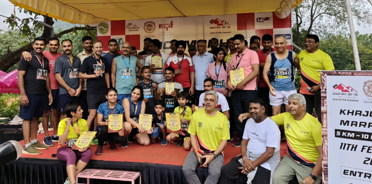 MP News: In the Pachmarhi Monsoon Marathon, children from four years old to 75 years old ran, Khajuraho will a