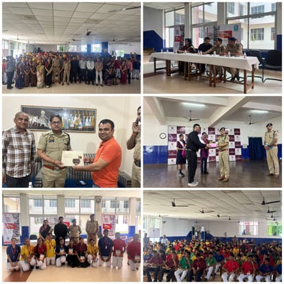 Police ki Pathshala DCP Varuna Zone taught lesson of security to girl students