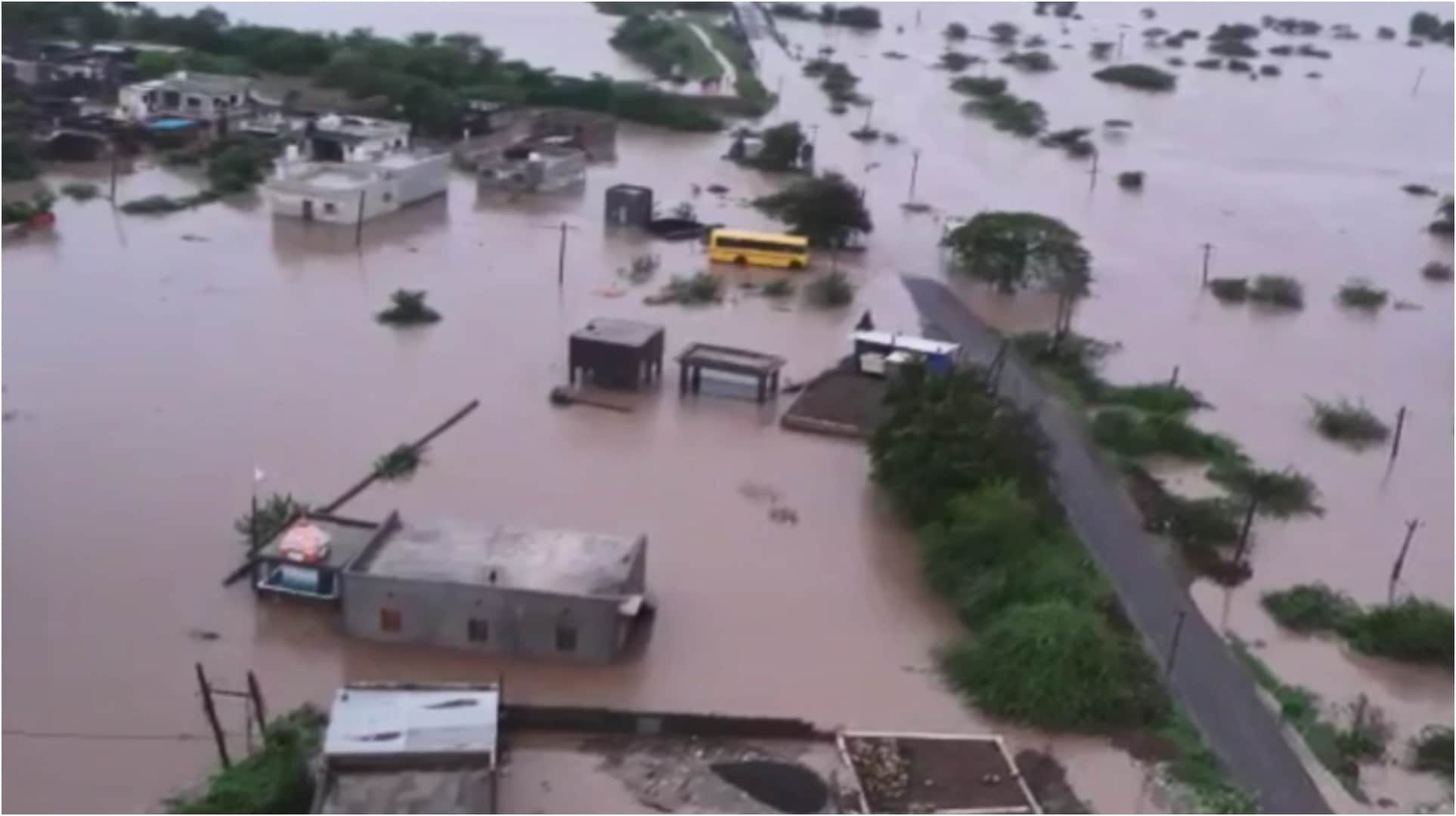Gujarat: Severe waterlogging witnessed in parts of Junagadh due to torrential rain