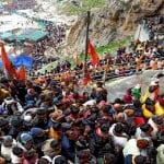 बाबा बर्फानी के दर पर पहुंचे भक्त