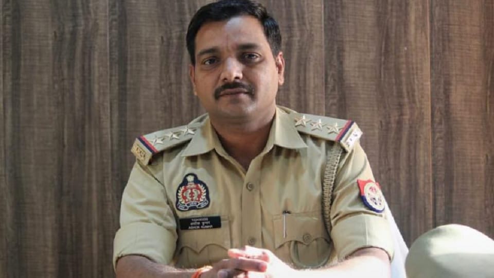 Inspector committed suicide by hanging himself in the room