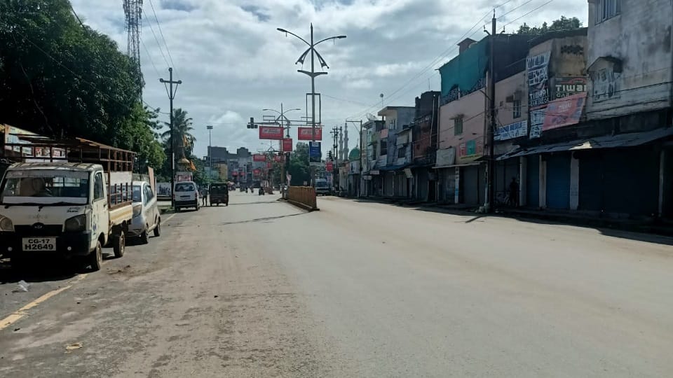 All tribal society closed Bastar due to violence in Manipur