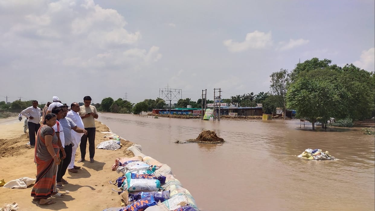 Water level of rivers decreased in Haryana, danger still remains