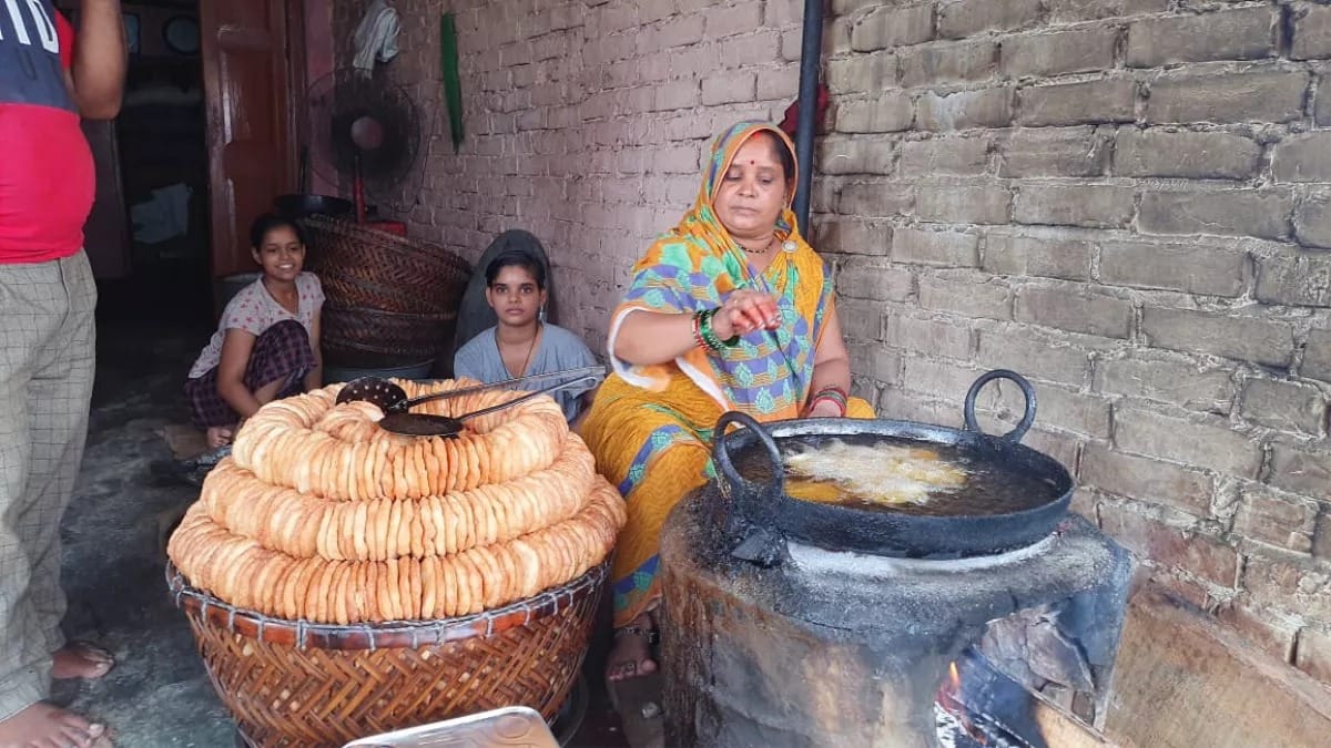 Sawan 2023 ghazipur Makhdumpur famous sweet Anarasa Wow what taste