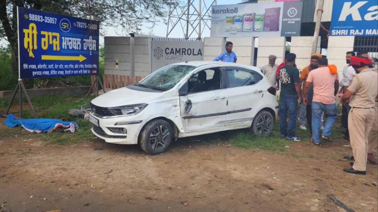 Couple killed in car collision in Jagraon of Punjab