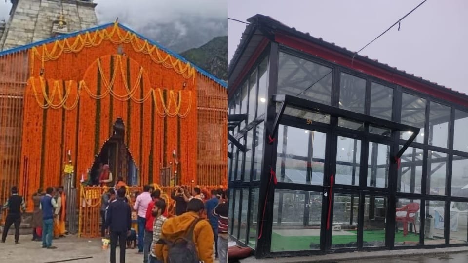 Kedarnath Temple offerings will now be counted in glass house and will monitored by CCTV camera