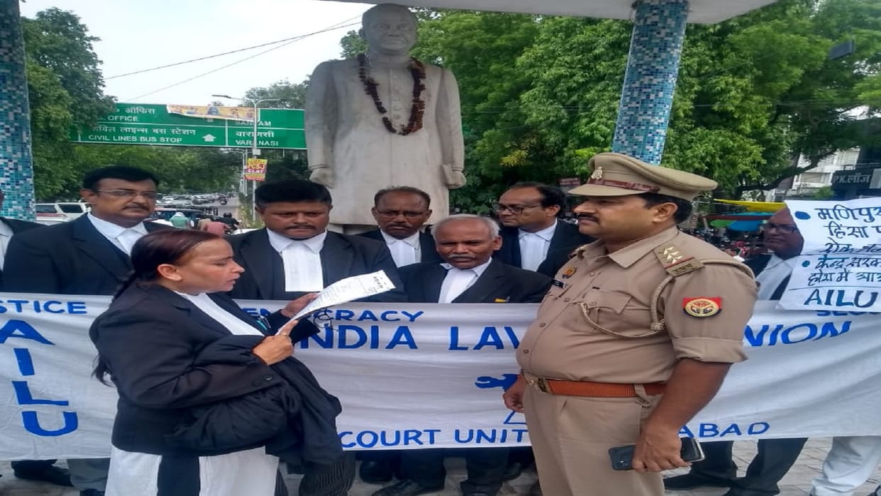 Manipur violence: Lawyers take out protest march, demand to fix accountability of Viren Singh government