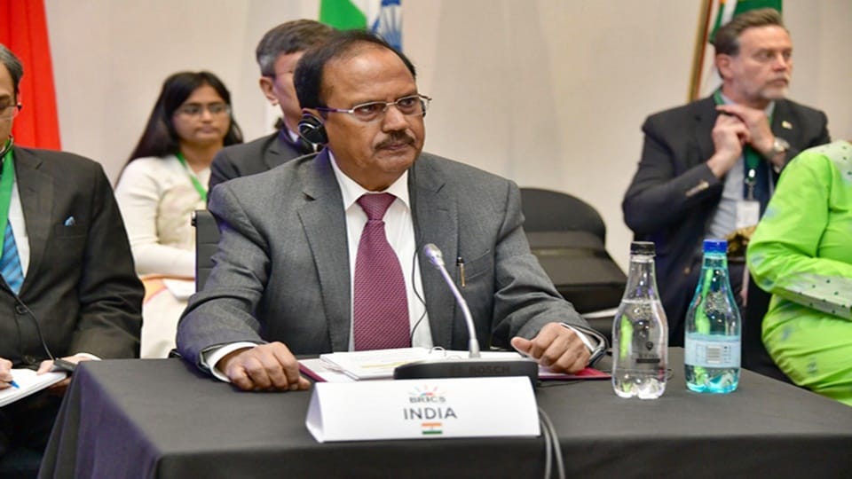 NSA Ajit Doval at BRICS meet said Gravity of cyber risks will increase with disruptive technologies such as AI