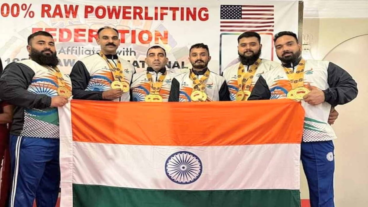 Himachal's powerlifters dominated in Dubai, won eight medals including six gold
