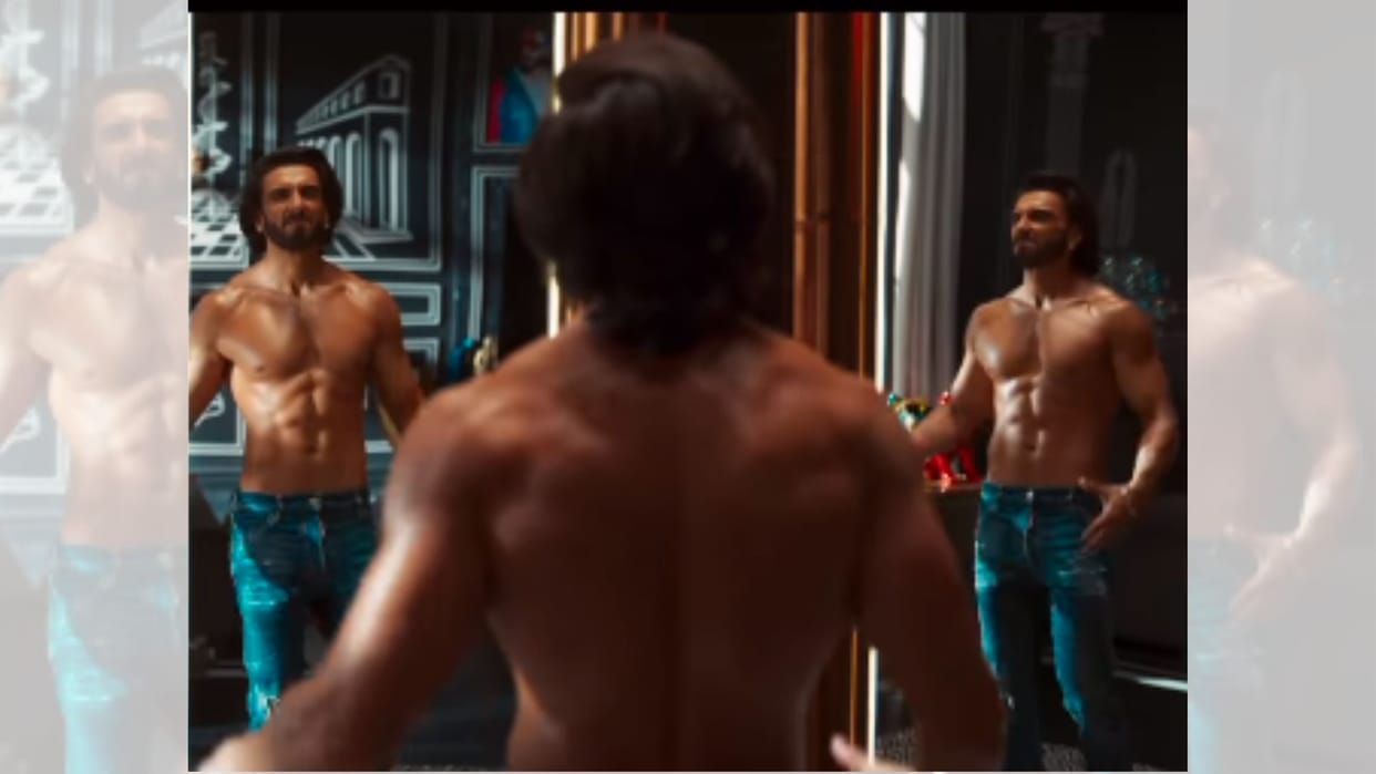 rocky aur rani ki prem kahani new promo ranveer singh shirtless look and muscular body