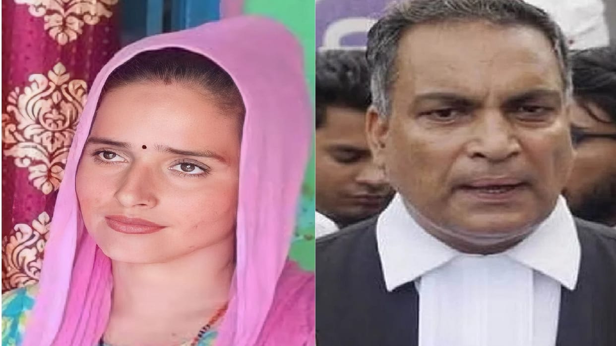 Their lawyer AP Singh reached Rabupura in Greater Noida to meet Seema and Sachin
