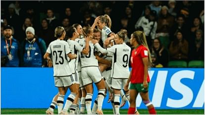 FIFA Women's World Cup: पोप के दो गोलों की मदद से जर्मनी ने मोरक्को को 6-0 से रौंदा, इटली ने अर्जेंटीना को हरा FIFA Women's World Cup: Germany beat Morocco 6-0 with the help of Pope's two goals, Italy beat Argentina
