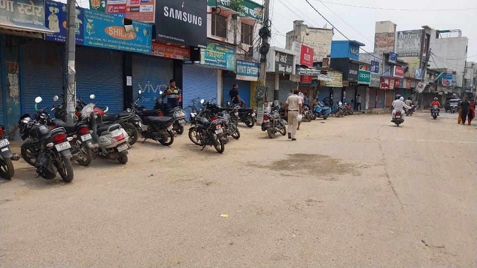 Waterlogging persists: Traders closed market in Dadri, even after ten days water did not drain