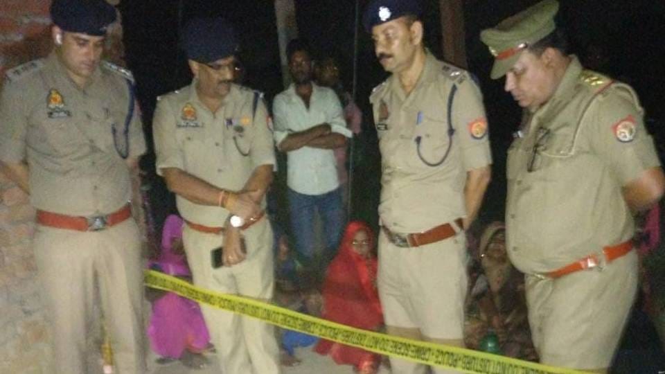 son killed his father by hitting him with shovel in etah
