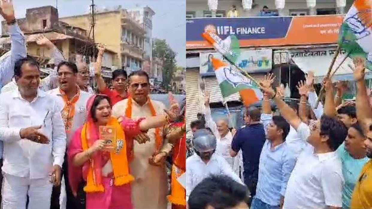 Preparation for welcoming and protesting the Prime Minister in Sikar
