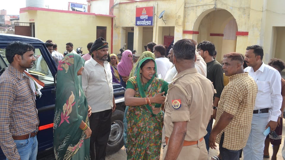 Uproar over pushing an elderly woman