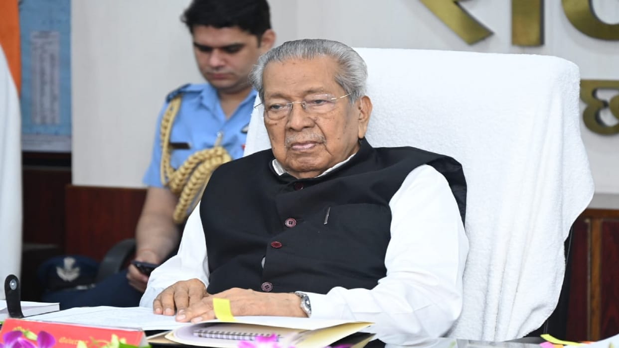 Governor Harichandan took a Vice Chancellors meeting in Chhattisgarh Raj Bhavan for Educational activities