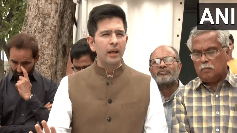 AAP MP Raghav Chadha suspended from Rajya Sabha