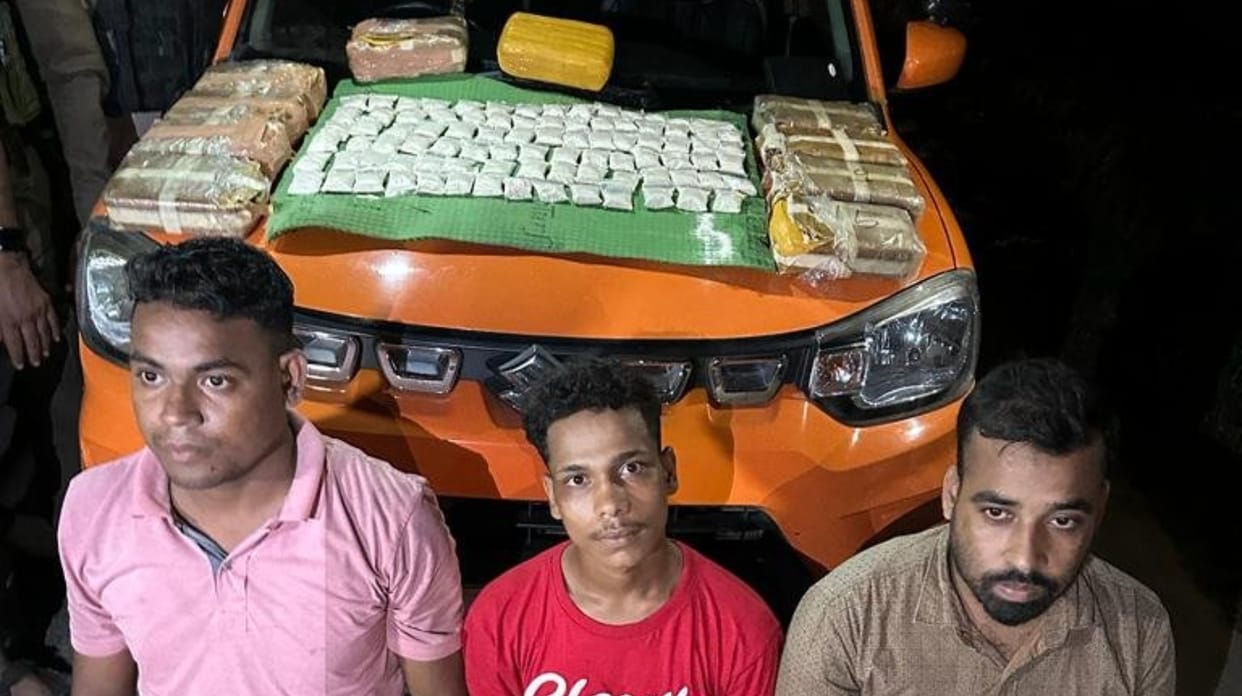 A joint team of STF and Cachar district police seized heroin