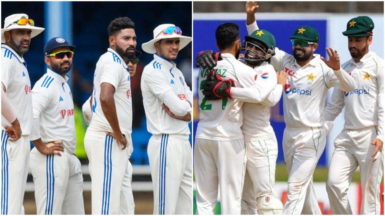 WTC Points Table Latest Update: Big change in WTC after India vs West Indies 2nd test draw, Pakistan at top