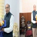 जयराम ठाकुर रक्षा मंत्री राजनाथ सिंह व  सड़क परिवहन मंत्री नितिन गडकरी से मिले।