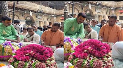 CM Yogi visited Shri Banke Bihari in Mathura said Vrindavan will be developed on lines of Kashi