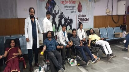 लहू देश के लिए: पूर्वांचल के लोगों ने दिखाया जोश और जज्बा, शहीदों के सम्मान में किया रक्तदान Kargil Vijay Diws People of varanasi Purvanchal showed enthusiasm and passion for blood donation