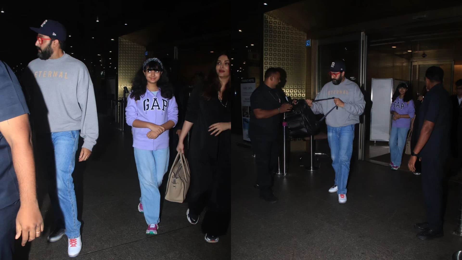 Fashion aaradhya bachchan daughter of abhishek bachchan and Aishwarya Rai take expensive bag