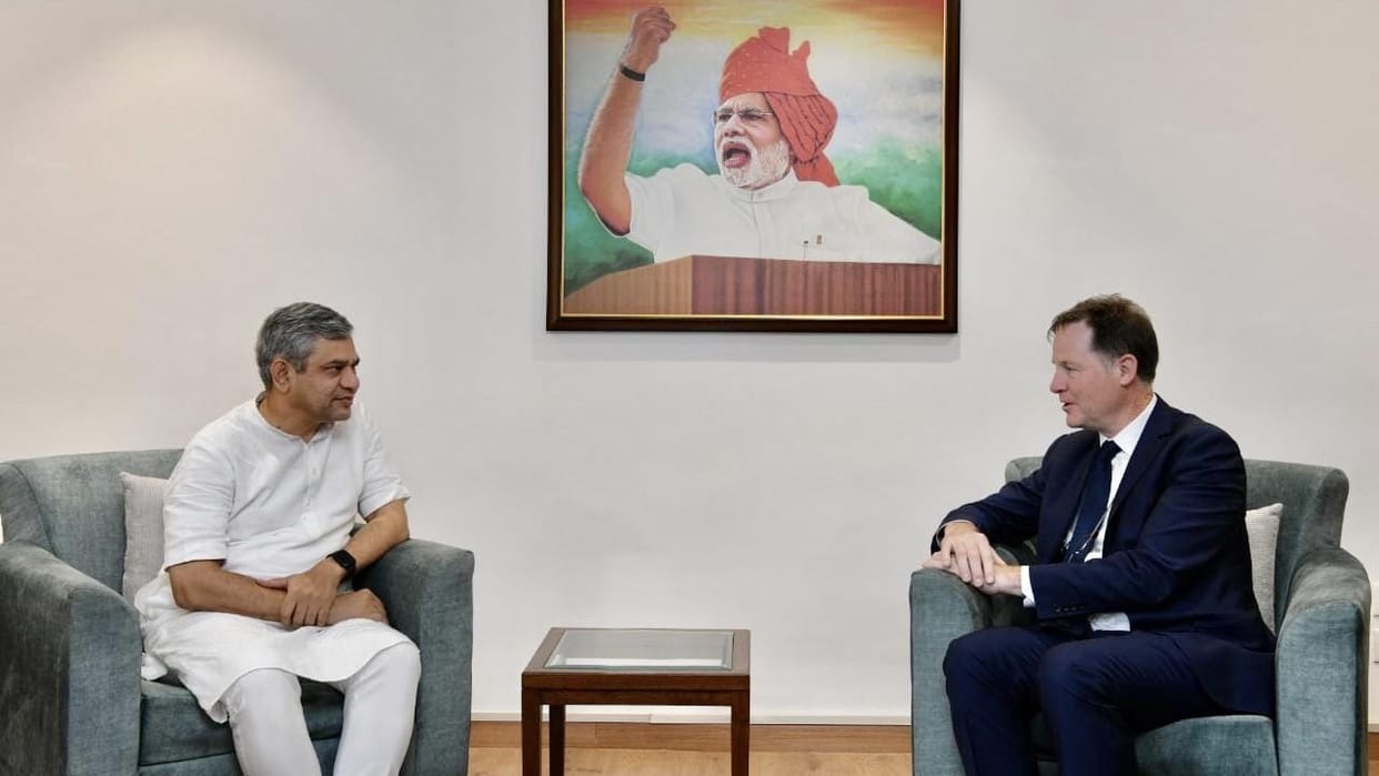 Meta: Meta president Nick Clegg meets Ashwini Vaishnaw and Dharmendra Pradhan