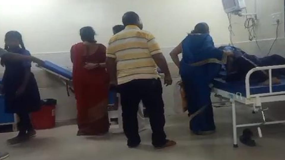 condition of more than 25 children deteriorated due to mid-day meal