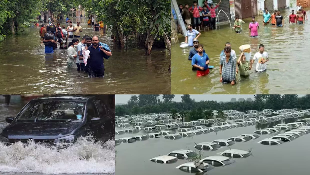 Delhi-NCR flood situation, cloudburst in Shimla-Kullu, heavy rains in many states, weather Updates