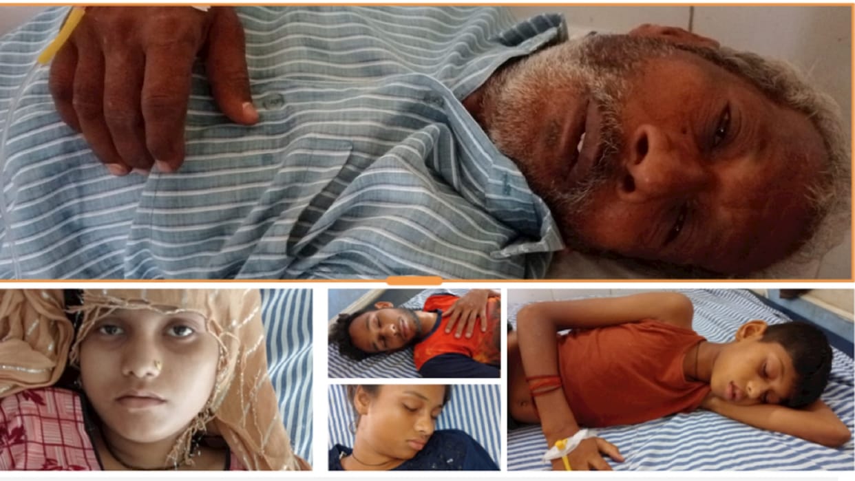 People who brought marriage relation made the family a victim of poisoning, absconding with cash and jewelery