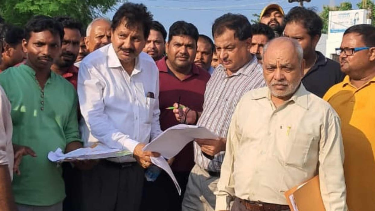 Khorabar Township and Medicity Scheme Team identified vacant places and houses