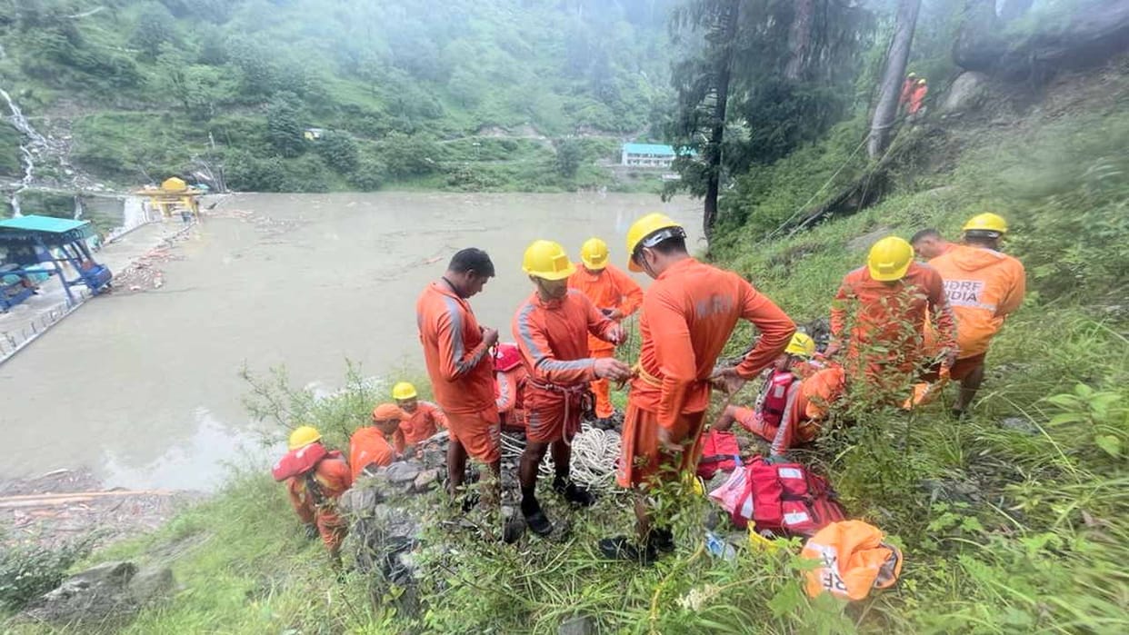 NDRF deployed in overflow dam of Malana Project-II