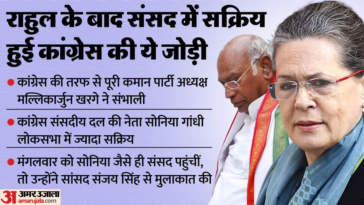 No Confidence Motion: Sonia gandhi became active on no-confidence motion