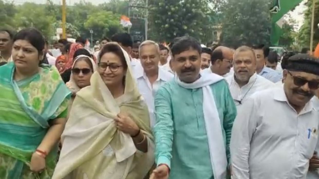 Protest Against Manipur Violence Congress anger erupted in Alwar and Dausa
