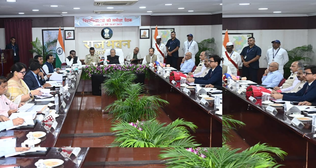 Governor Vishwabhushan Harichandan reviewed work of all private universities in state