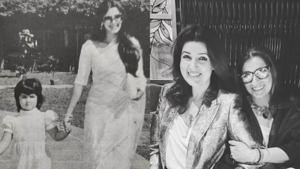 Twinkle Khanna shared unseen picture mother Dimple Kapadia says I could easily pass off as her bouncer