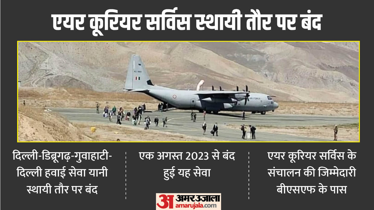 EXCLUSIVE: CAPF air courier service stopped on this route of North East