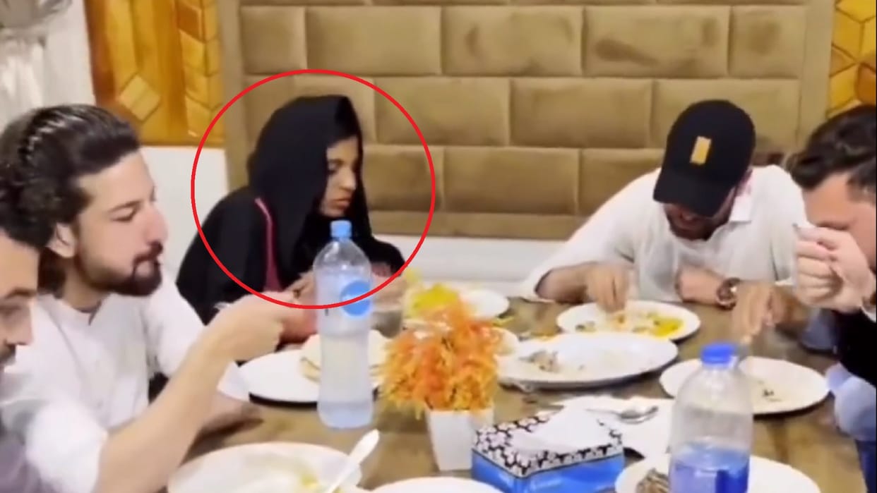 Anju who went from India to Pakistan and had dinner with Nasrulla and her friends video viral