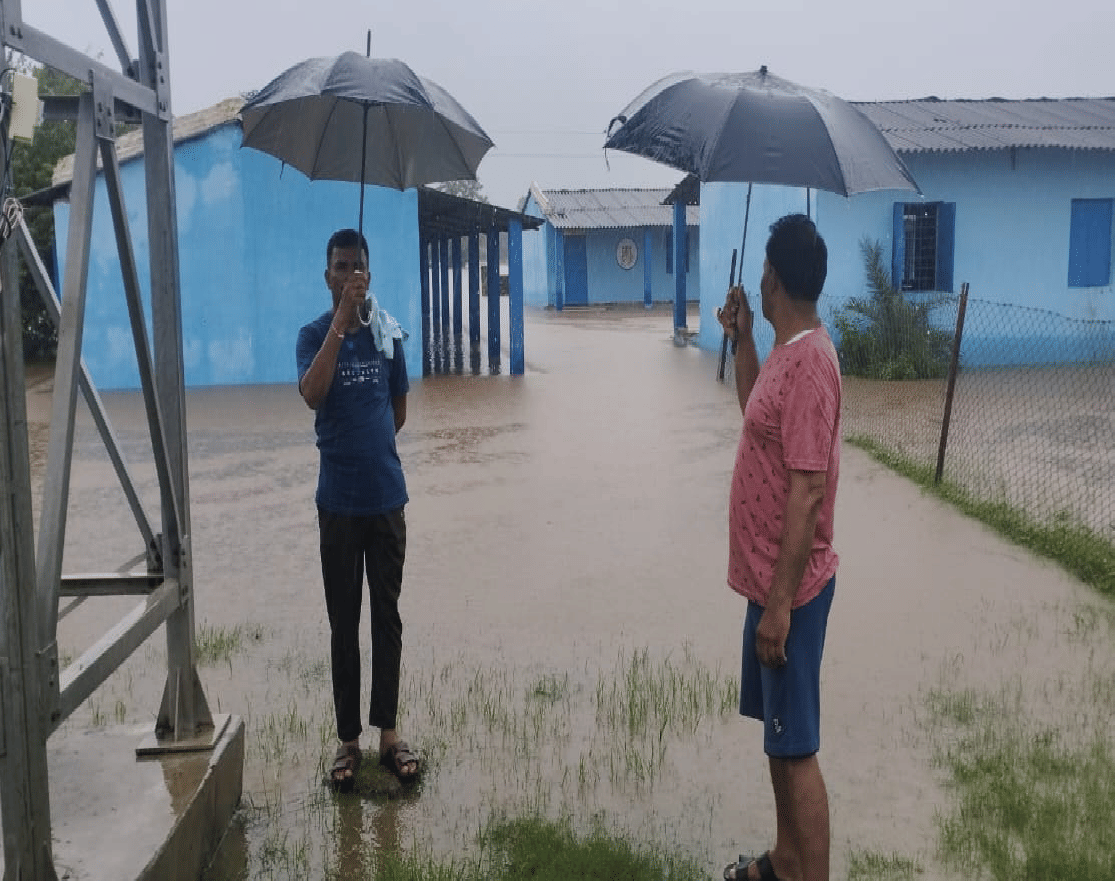 Many villages were submerged due to continuous rains in Bijapur