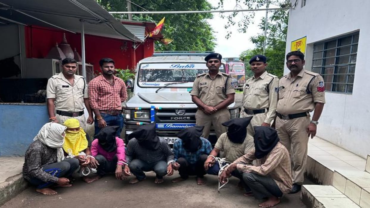 Khargone: Seven members of the gang who stole goats from the villages were arrested