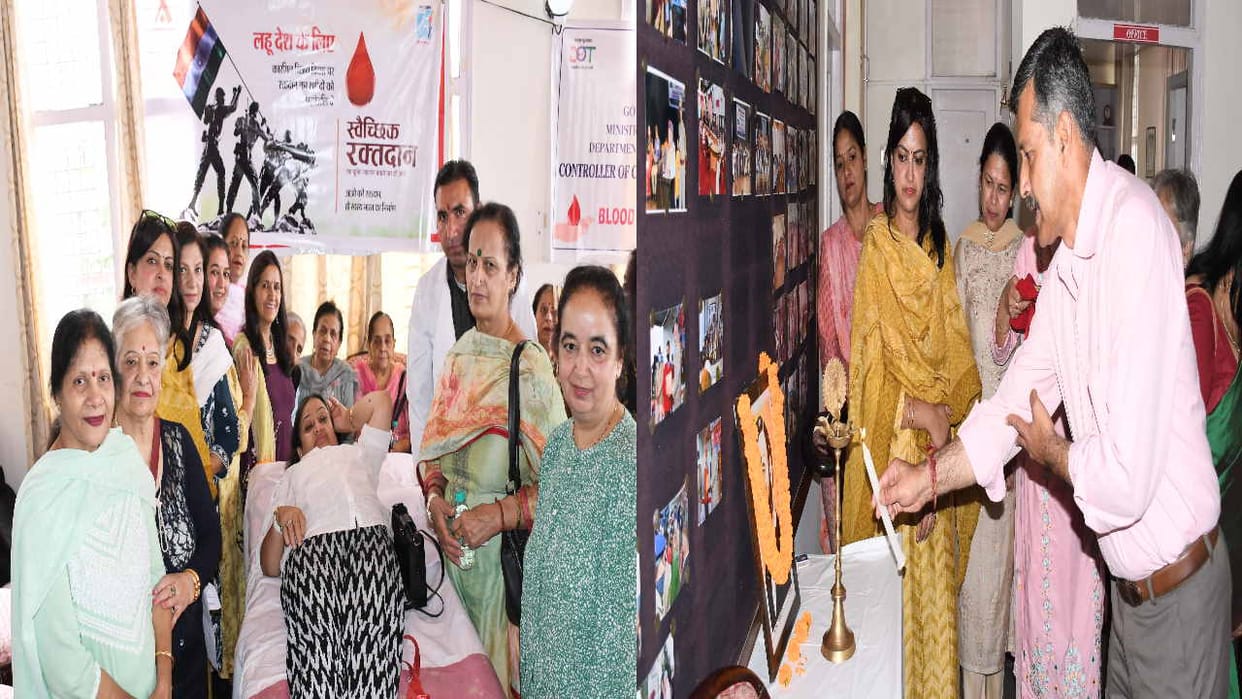 Tributes paid to martyrs by donating blood on Kargil Vijay Diwas