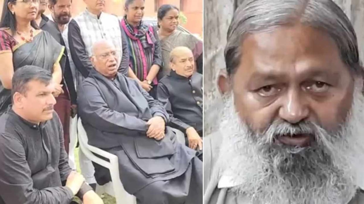 Haryana Minister Anil Vij targets opposition for protesting wearing black clothes
