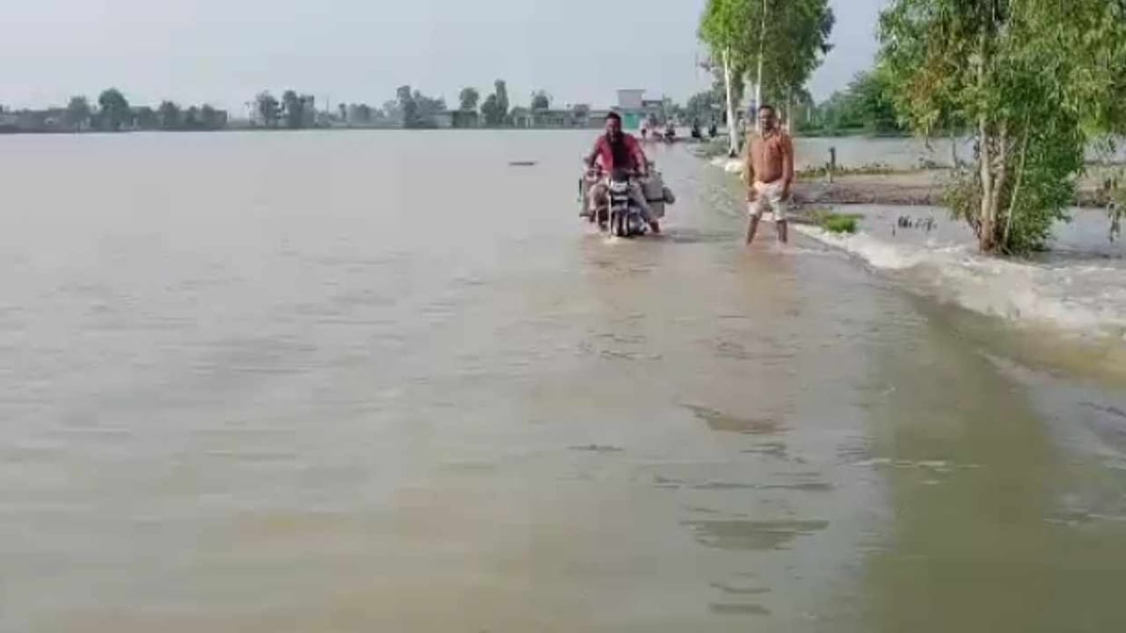 Three villages in the grip of flood in Firozpur district of Punjab