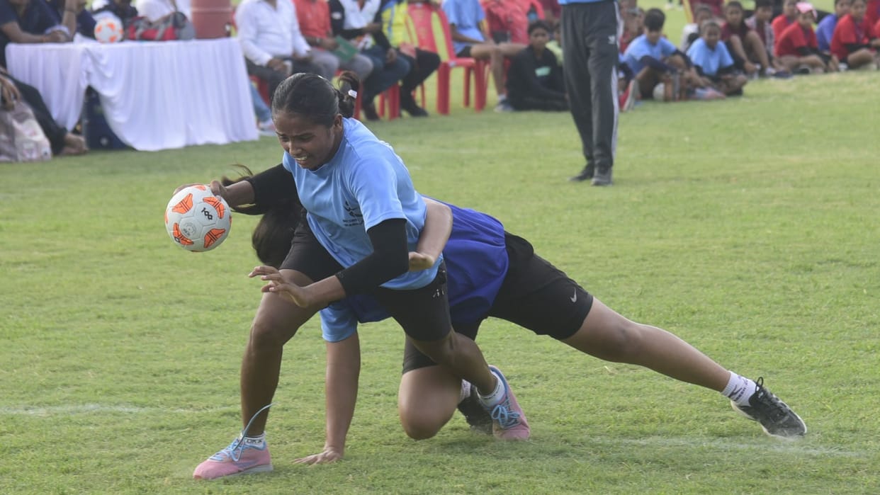 Matches and results in Uttar Pradesh Girls Olympic 2023.