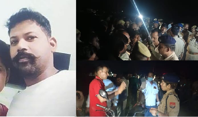 Pradhan was shot dead in election enmity, the bike was standing on the bank of the pond, SP has formed four te